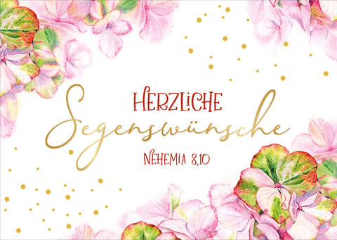 Postkarte Lovely: Nehemia 8,10